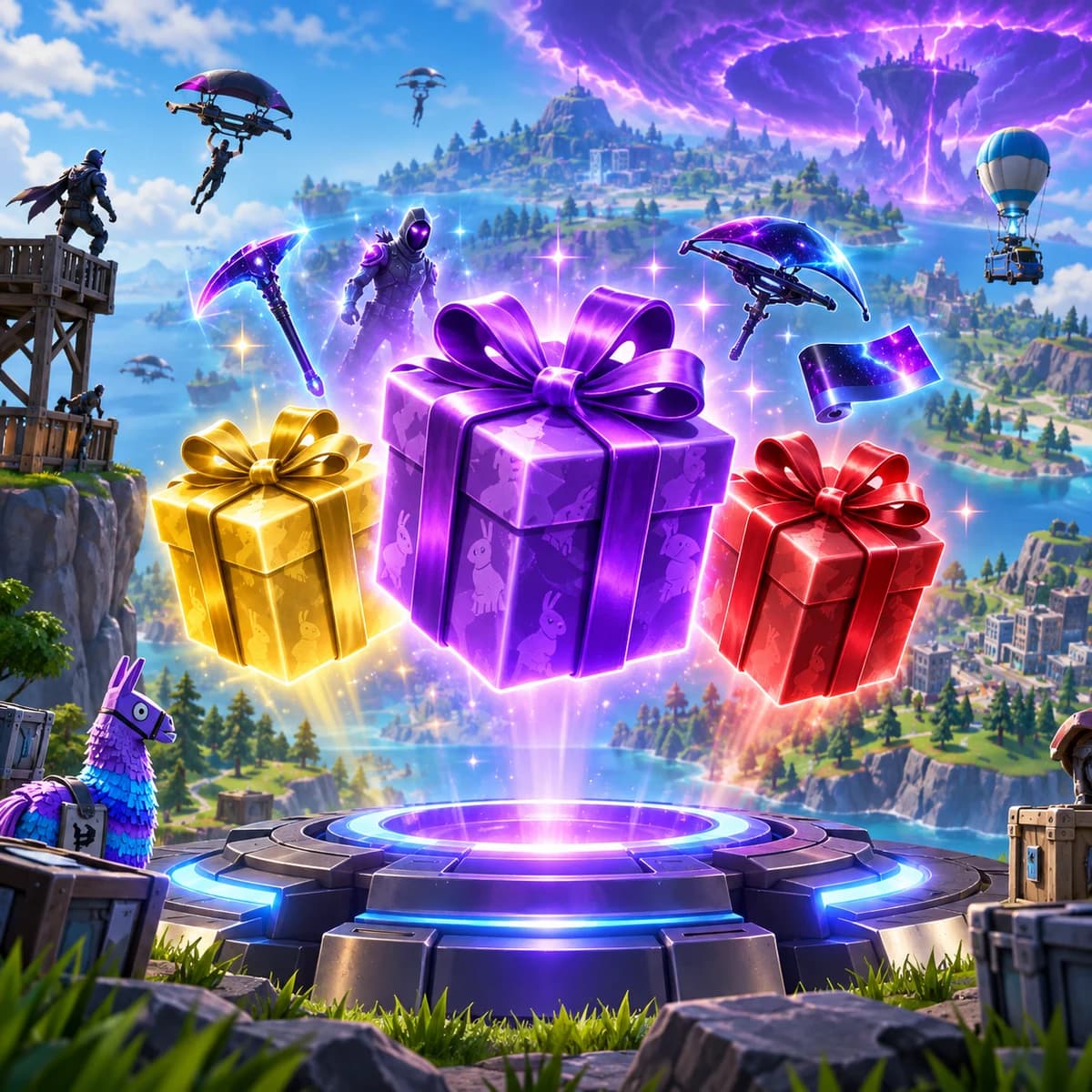 Objetos y regalos de Fortnite